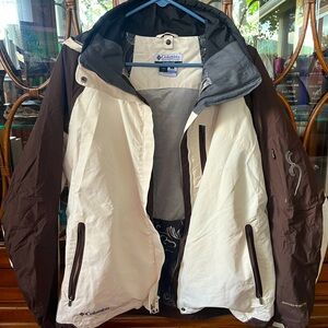 Columbia Jacket Women's S White Full Zip Insulated Neckline